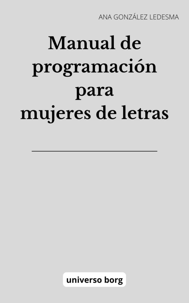 Programación para mujeres de letras