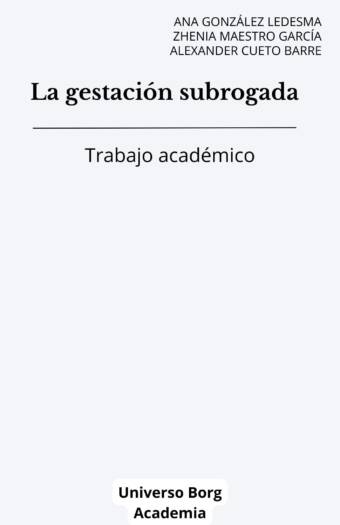 La gestación subrogada
