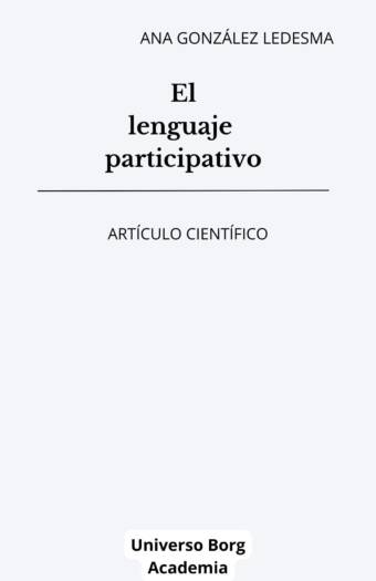 El lenguaje participativo